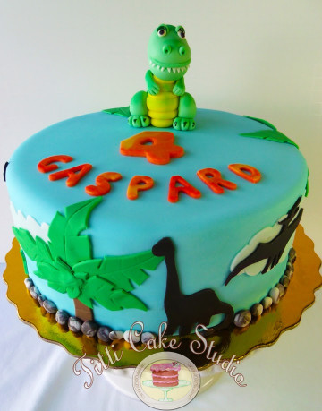 Dinosaur Birthday Cake
 Titti Cake Studio Dinosaur Themed Cake
