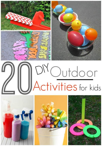 Diy Activities for Kids Unique 20 Diy Outdoor Activities for Kids