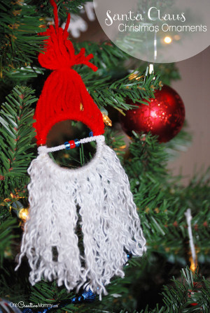 DIY Christmas Decorations For Kids
 Yarn Tree Christmas Craft for Kids onecreativemommy