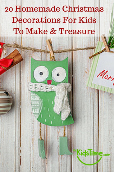 DIY Christmas Decorations For Kids
 20 Homemade Christmas Decorations for Kids to Make & Treasure