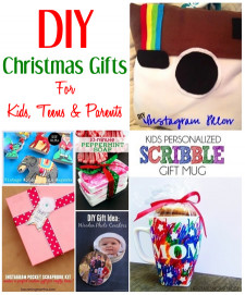 DIY Christmas Gifts For Kids
 DIY Christmas Gift Ideas For Kids Teens & Parents
