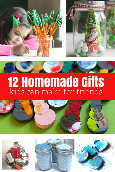 DIY Christmas Gifts For Kids
 12 Homemade Gifts Kids Can Help Make For Friends and