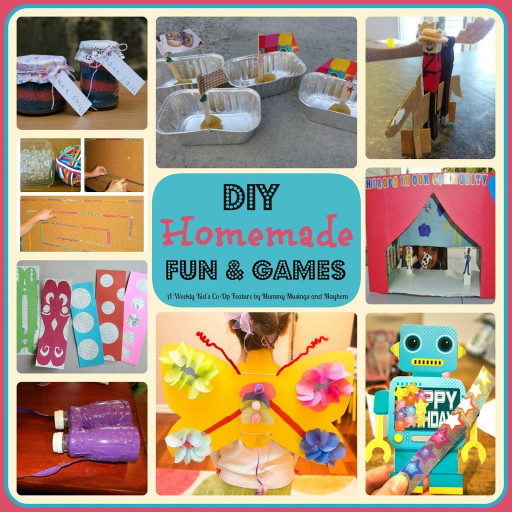 DIY Games For Kids
 Weekly Kid s Co Op DIY Homemade Fun & Games The