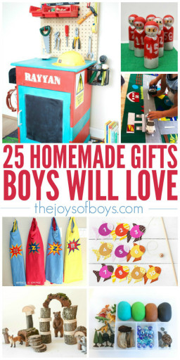 DIY Gifts For Kids
 25 Homemade Gifts Boys Will Love