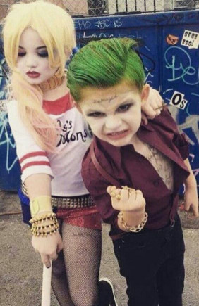 DIY Harley Quinn Costume For Kids
 Characters Harley Quinn & Joker From DC ics