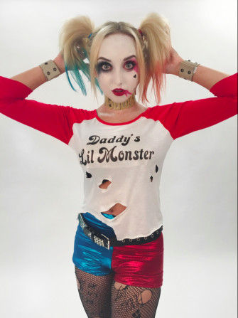 DIY Harley Quinn Costume For Kids
 Total Sorority Move