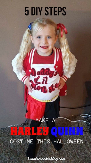 DIY Harley Quinn Costume For Kids
 Best 25 Harley quinn kids costume diy ideas on Pinterest