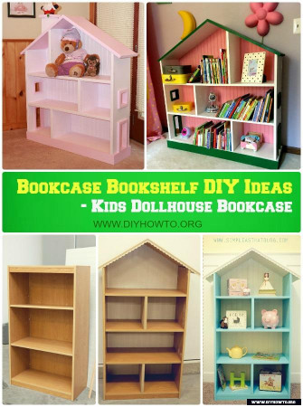 DIY Kids Book Shelf
 Bookcase Bookshelf DIY Ideas Free Plan