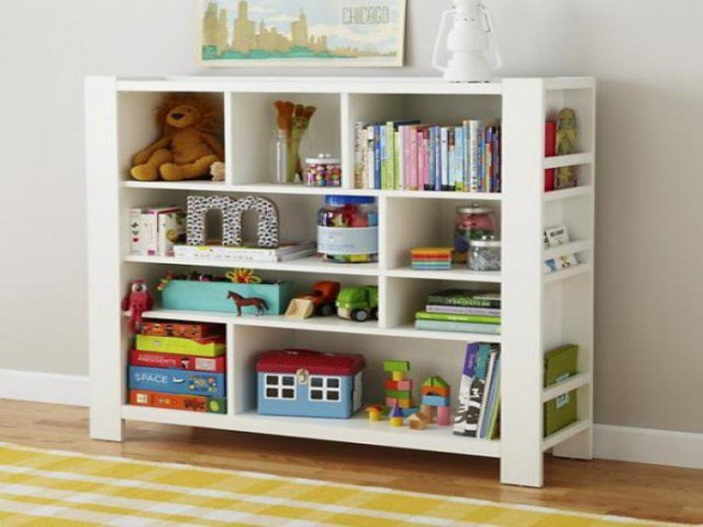 DIY Kids Bookshelf
 Bookcases for toddlers diy toy storage ideas kids