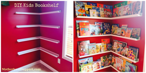 DIY Kids Bookshelf
 Kids Playroom Design Ideas & Storage Tips Motherhood