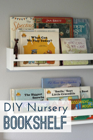 DIY Kids Bookshelf
 DIY Nursery Bookshelves A Crafted Passion