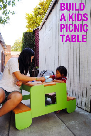 DIY Kids Picnic Table
 How to Build a Kids Picnic Table