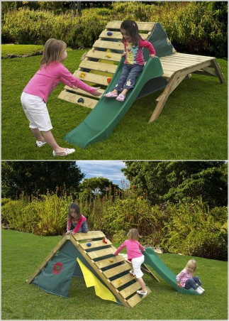 DIY Kids Slide
 diy climbing structure for toddlers Google Search use