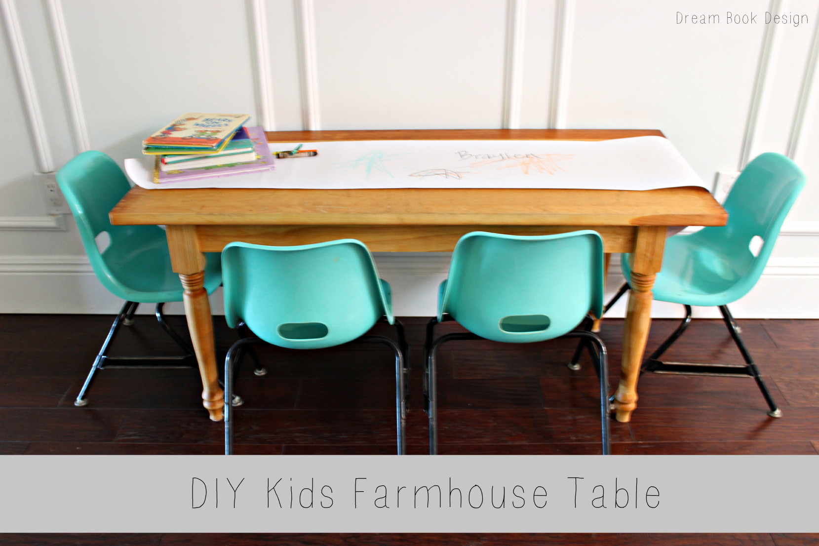 DIY Kids Tables
 DIY Kids Farmhouse Table Dream Book Design