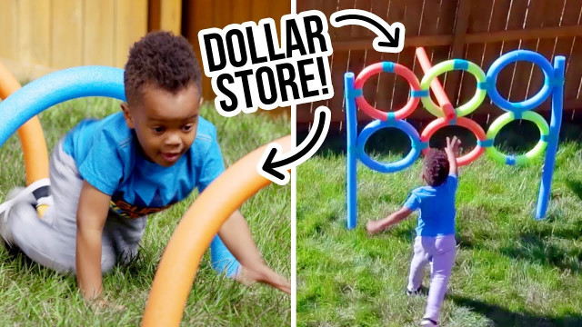 DIY Obstacle Course For Kids
 DIY Dollar Store Backyard Obstacle Course HGTV Handmade