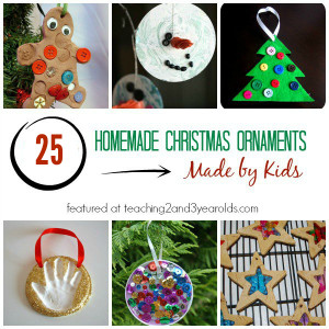 DIY Ornaments For Kids
 25 Homemade Christmas Ornaments for Kids