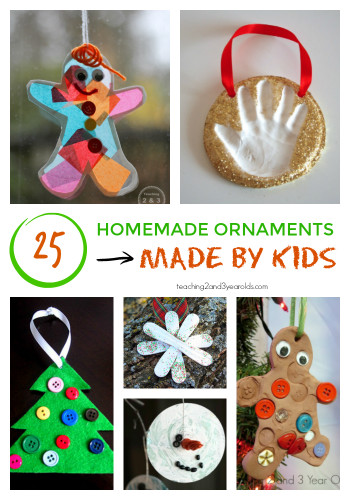 DIY Ornaments For Kids
 25 Homemade Christmas Ornaments for Kids