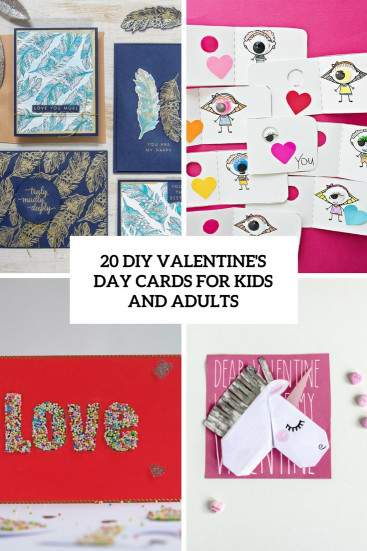 DIY Valentines Cards For Kids
 20 DIY Valentine’s Day Cards For Kids And Adults Shelterness