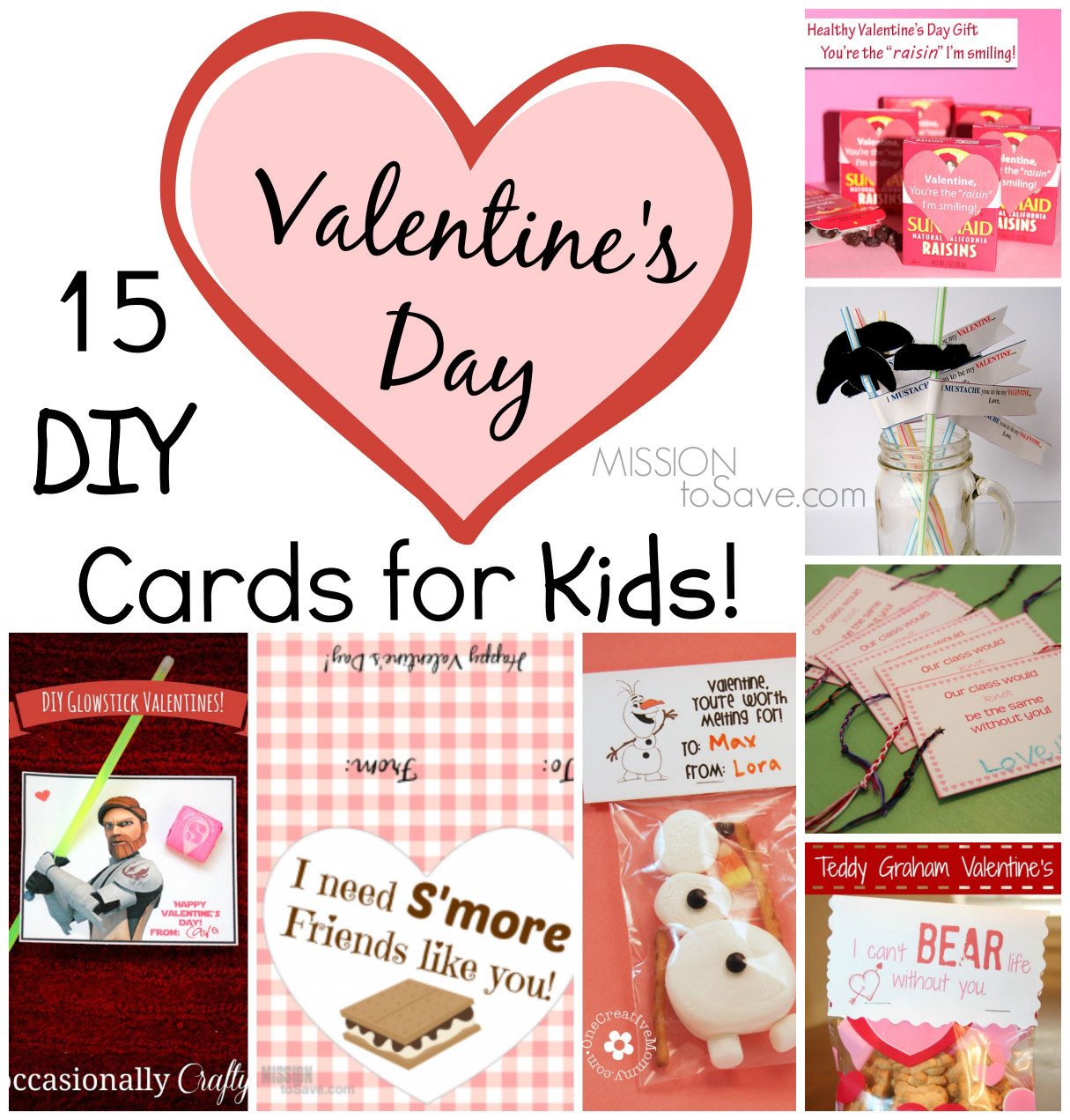 DIY Valentines Cards For Kids
 15 DIY Valentine Day Cards for Kids Mission to Save