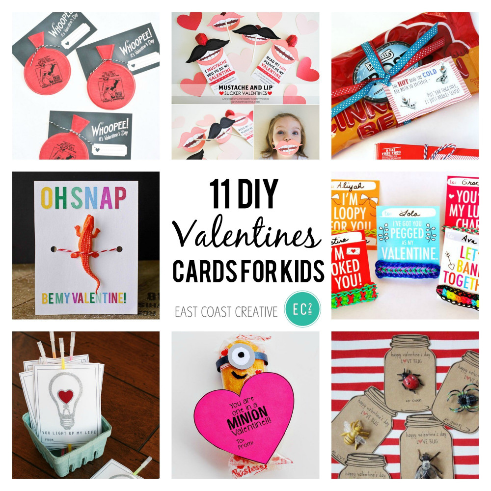 DIY Valentines Cards For Kids
 11 DIY Valentine’s Day Cards for Kids