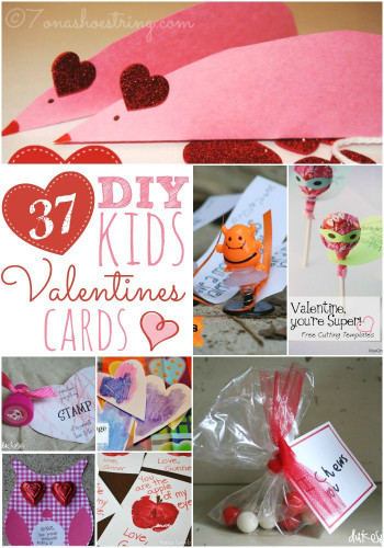 DIY Valentines Cards For Kids
 37 DIY Kids Valentine Cards