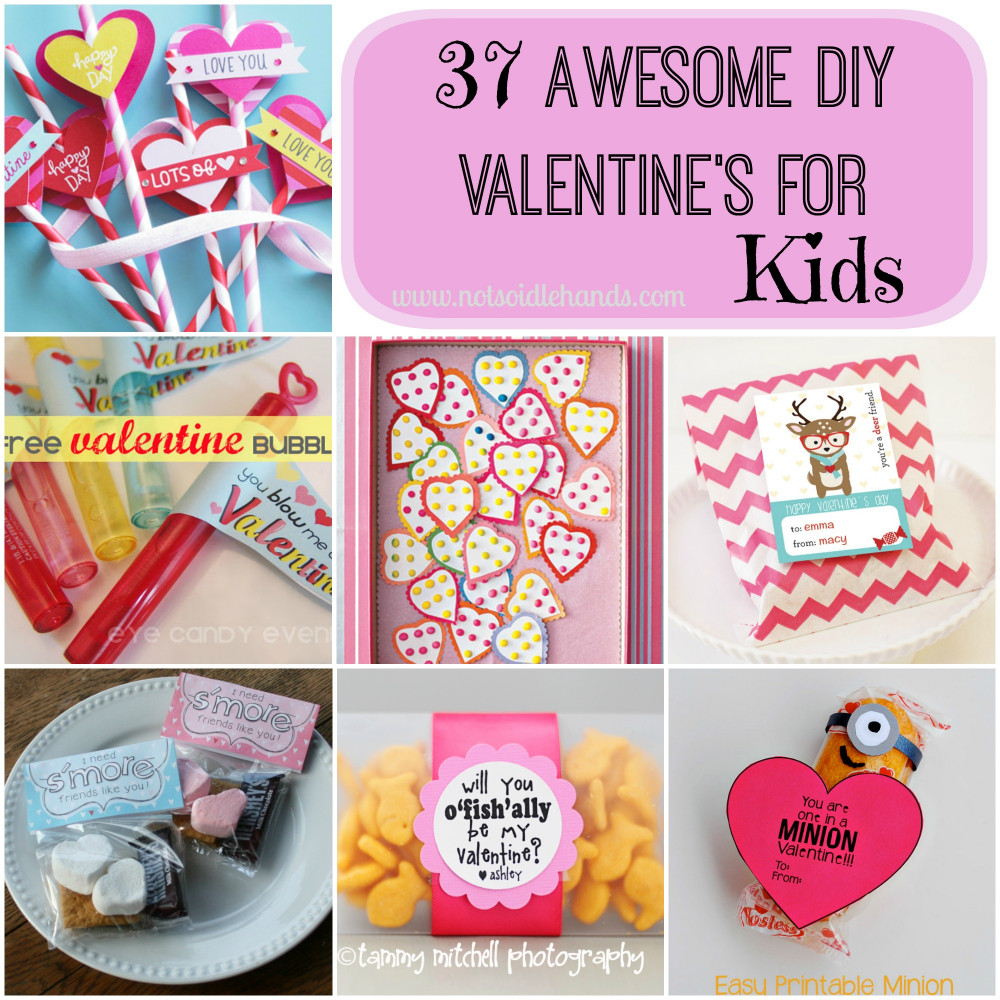 DIY Valentines Cards For Kids
 37 Awesome DIY School Valentine’s for Kids