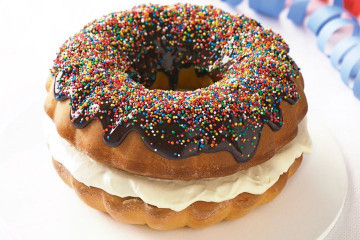 Donut Birthday Cake
 Donut cake