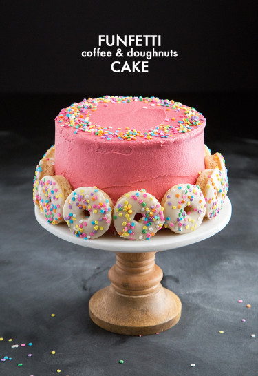 Donut Birthday Cake
 Funfetti Doughnut Cake The Little Epicurean