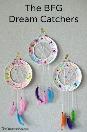 Easy Arts And Crafts For Kids
 The BFG Paper Plate Dream Catchers Kids Craft The Suburban