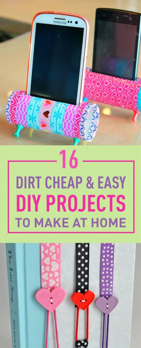 Easy Craft Ideas For Kids To Make At Home
 16 Dirt Cheap & Easy DIY Projects To Make At Home