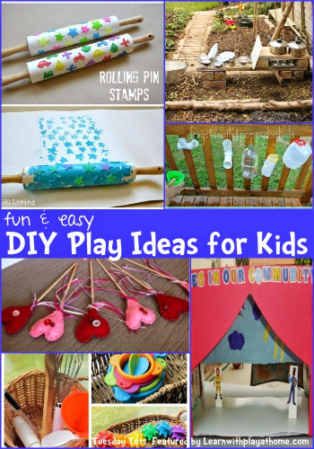 Easy DIYs For Kids
 Learn with Play at Home Fun and Easy DIY Play Ideas for Kids