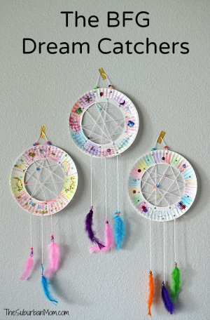 Easy Kids Crafts
 The BFG Paper Plate Dream Catchers Kids Craft The Suburban