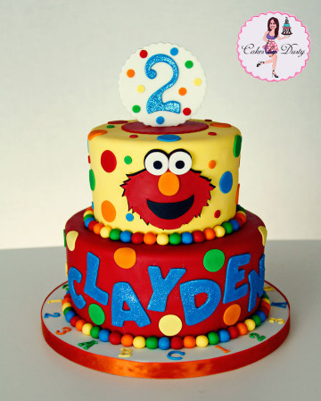 Elmo Birthday Cake
 Cakes by Dusty Clayden s Elmo Cake