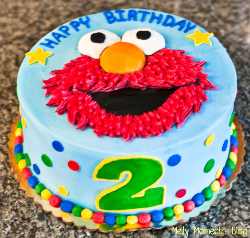 Elmo Birthday Cake
 Sesame Street & Elmo Themed Birthday Party