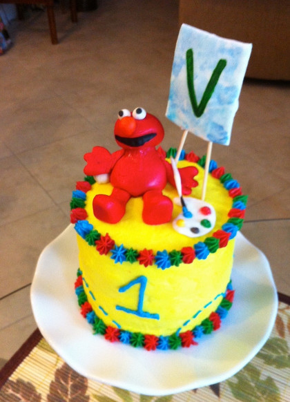 Elmo Birthday Cake
 Elmo Smash Cake for Baby V The Bake Cakery The Bake Cakery