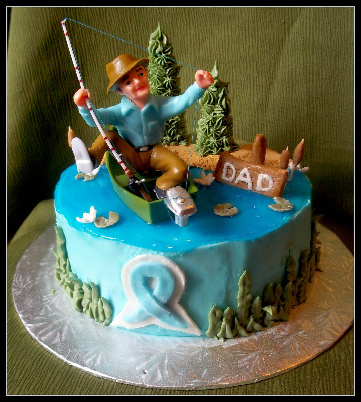 Fish Birthday Cake
 Birthday Cake Fishing Cakes Men