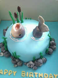 Fish Birthday Cake
 Fish Birthday Cakes Via s Your Homemade