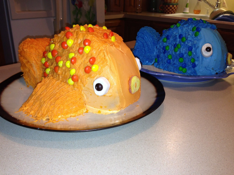 Fish Birthday Cake
 True Hope and a Future FISH BIRTHDAY CAKE