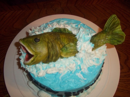 Fish Birthday Cake
 Splashing Fish Birthday Cake CakeCentral