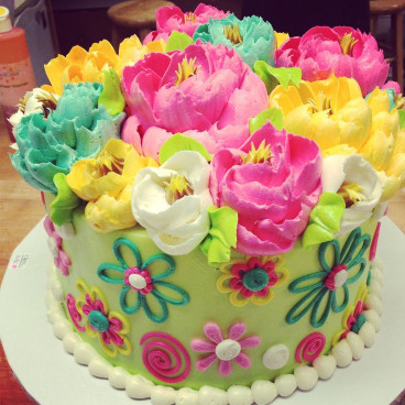 Flower Birthday Cake
 1000 ideas about Flower Cakes on Pinterest
