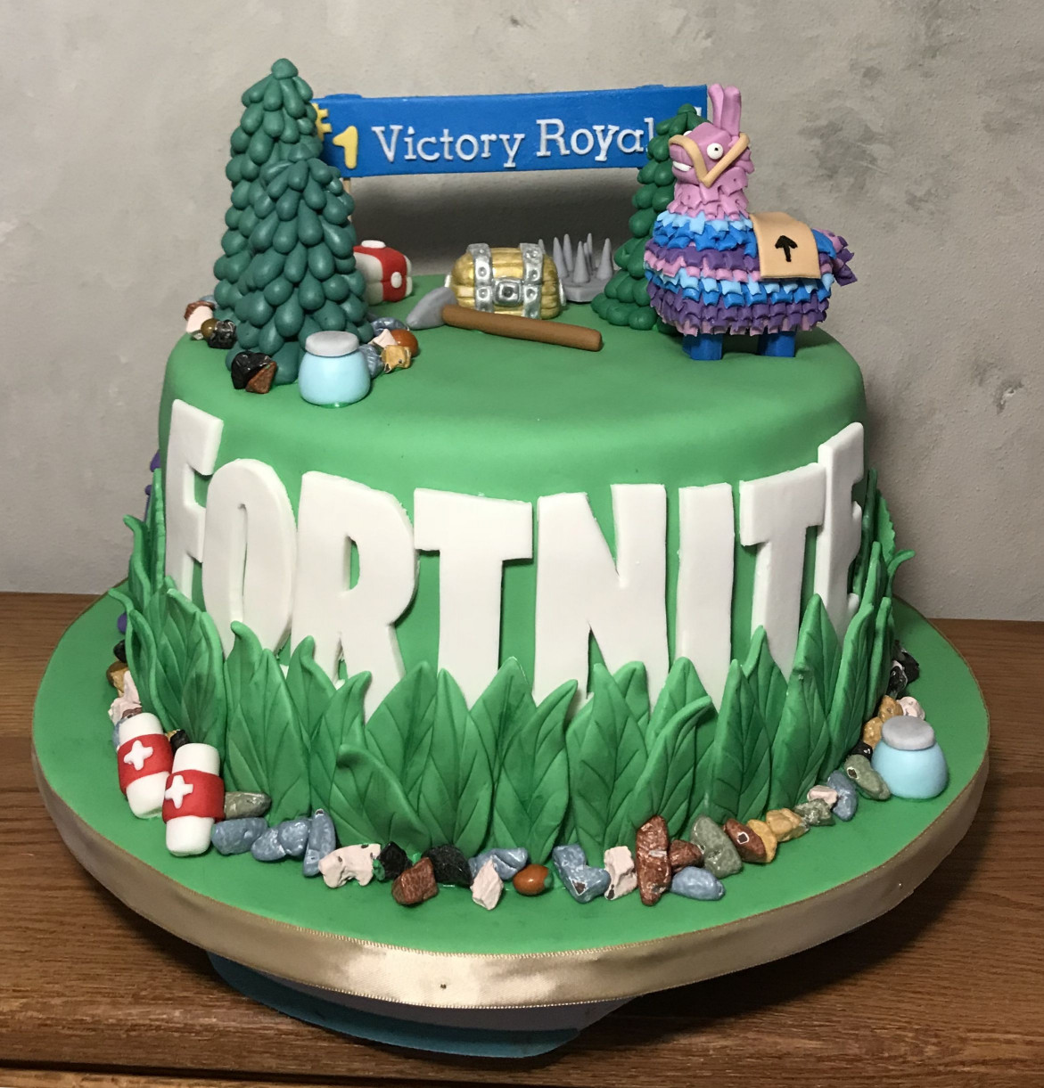 Fortnite Birthday Cake
 Fortnite cake Cakes by Carrie in 2019