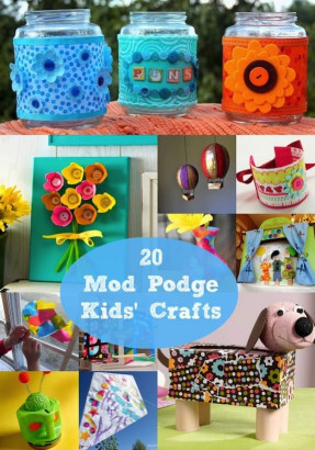 Fun And Easy Crafts For Kids
 20 easy and simple kids crafts with Mod Podge Mod Podge