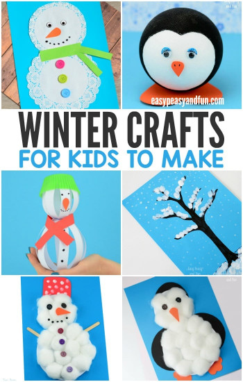 Fun And Easy Crafts For Kids
 Winter Crafts for Kids to Make Easy Peasy and Fun