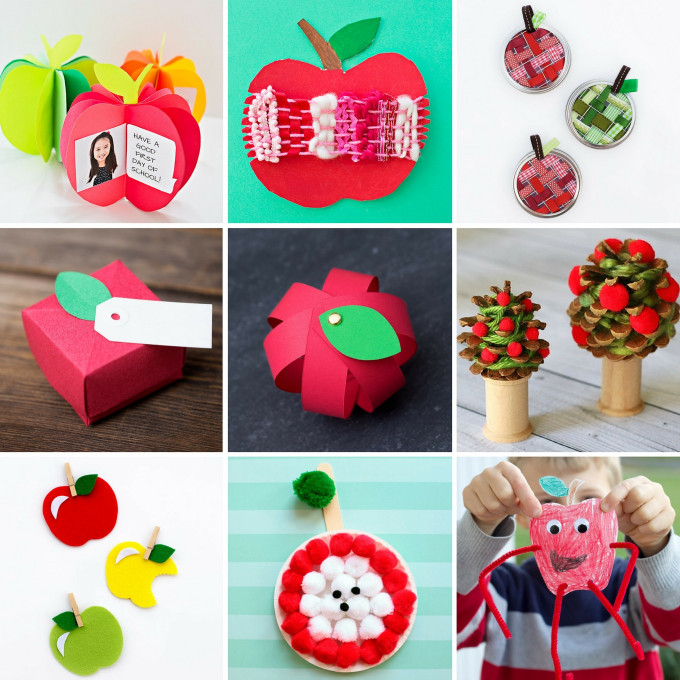 Fun Easy Crafts For Kids
 Simple and Fun Apple Crafts for Kids