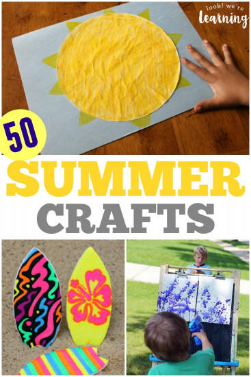 Fun Easy Crafts For Kids
 50 Super Easy Super Fun Summer Crafts for Kids