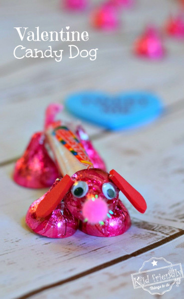 Fun Kids Crafts
 Make A Valentine s Candy Dog for a Fun Kid s Craft and Treat