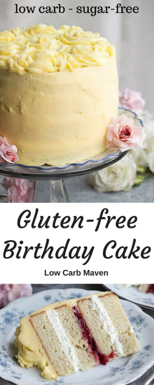 Gluten Free Birthday Cake
 Best Gluten Free Low Carb Birthday Cake Recipe Sugar free