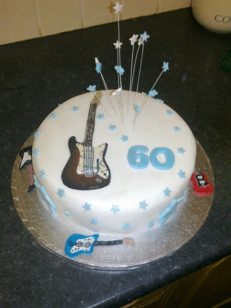 Guitar Birthday Cake
 Guitar Birthday Cake CakeCentral