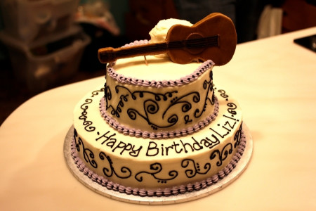 Guitar Birthday Cake
 Guitar Birthday Cake CakeCentral
