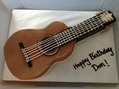 Guitar Birthday Cake
 Guitar Birthday Cake